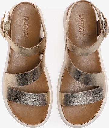 INUOVO Sandals in Gold