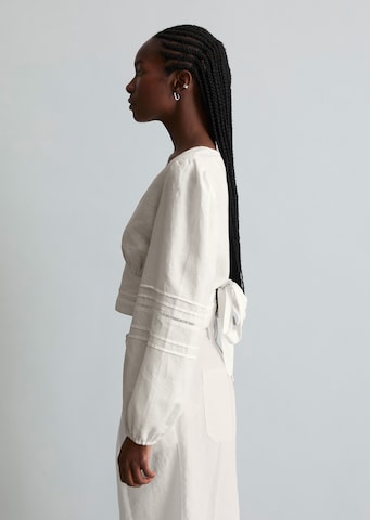 Marc O'Polo DENIM Bluse in Weiß