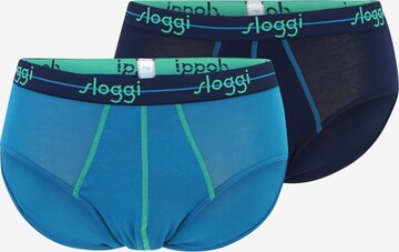 Slip 'men Start' di SLOGGI in blu: frontale