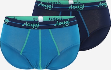 SLOGGI - Cueca 'men Start' em azul: frente