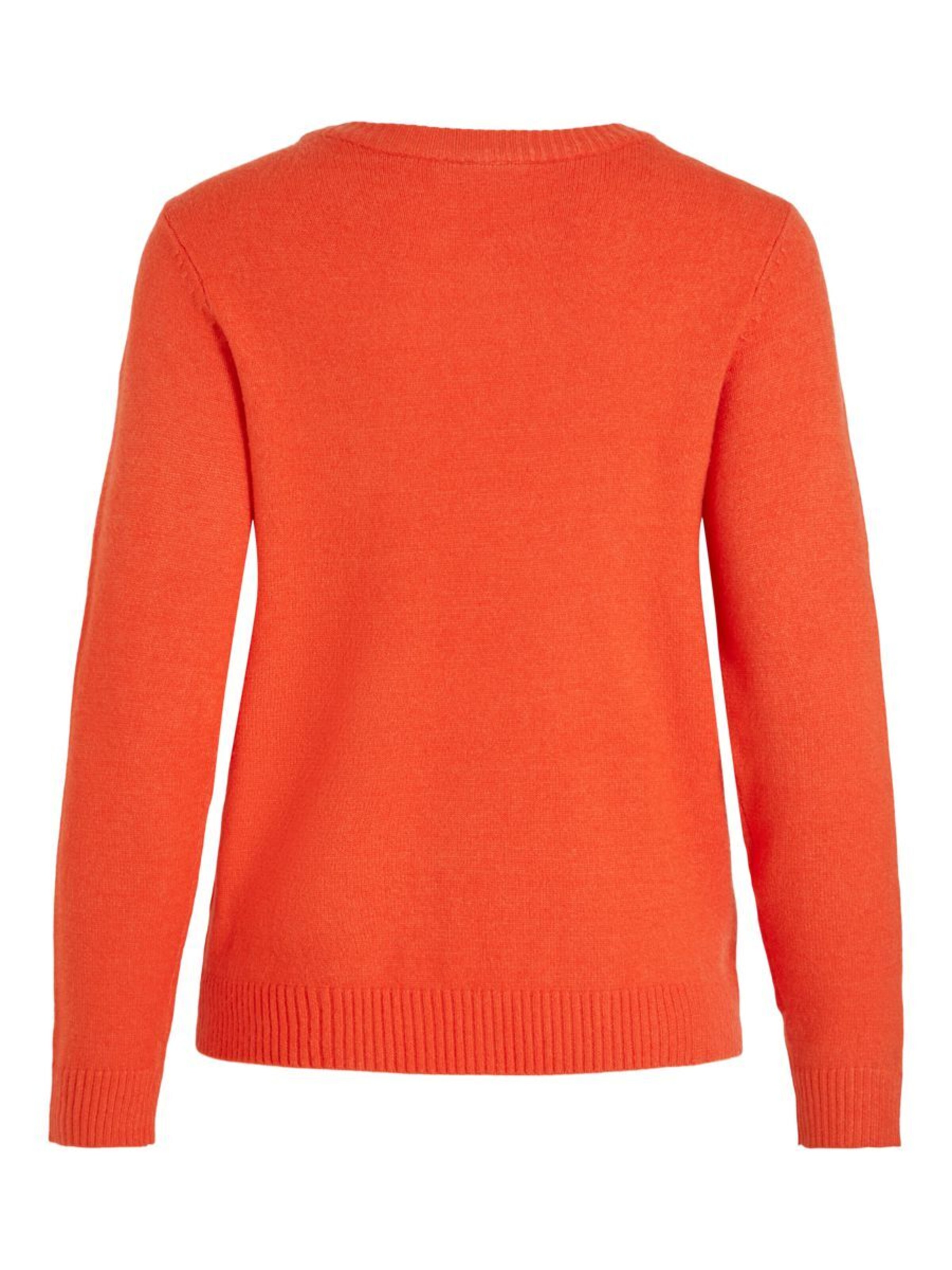 VILA Svetr – oranžová