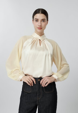 Anna Field Blouse in Beige: front