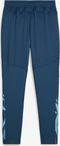 PUMA Slimfit Spodnie sportowe 'IndividualFINAL' w kolorze niebieski