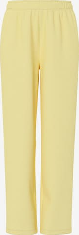 Pantalon 'PCChilli' PIECES en jaune : devant