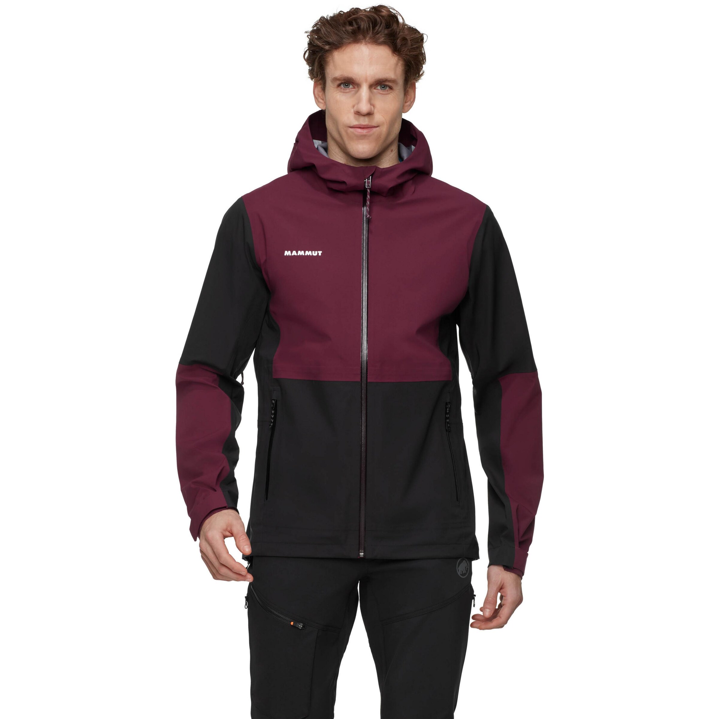 MAMMUT Outdoor jacket 'Linard Guide' in Purple: front