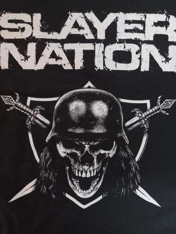 Slayer Sweatshirt 'Slayer Nation Kapuzenpullover' in Black