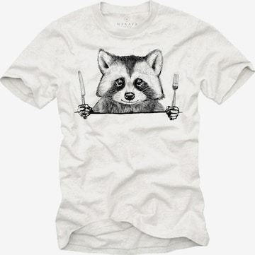 MAKAYA Shirt in Weiß: Vorderseite