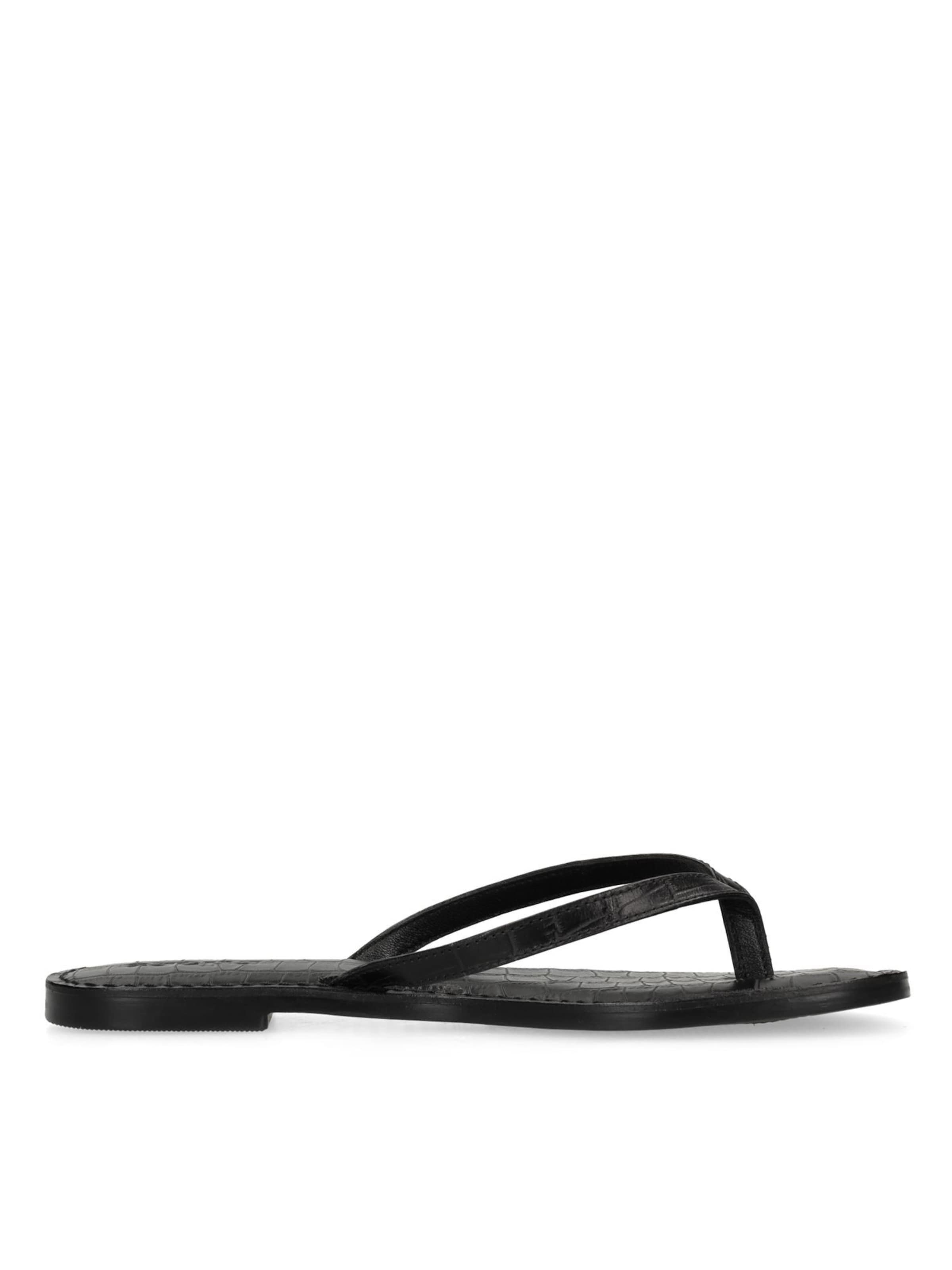 Tongs SACHA en noir