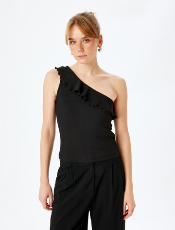 Koton Top in Black: front