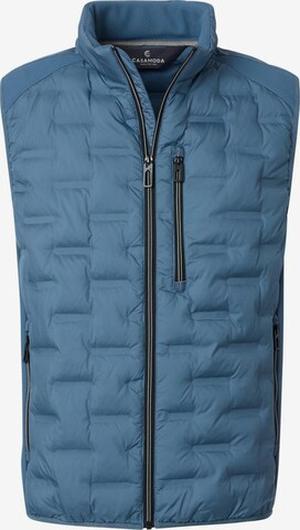 CASAMODA Vest 'Basic' in Blue: front