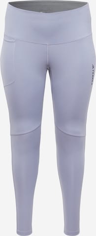 ADIDAS TERREX Обычный Спортивные штаны 'Multi ' в Лиловый: спереди
