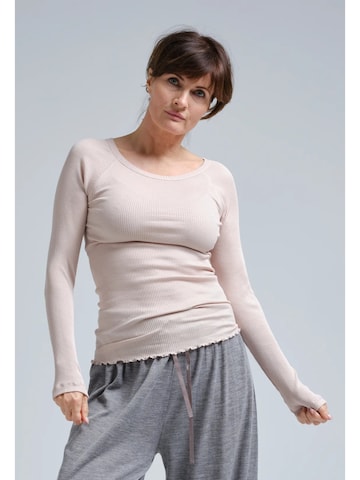 Seamless Basic Svetr – béžová: přední strana