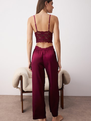 Trendyol Pyžamo - Červená