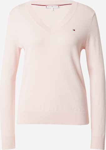 Pull-over TOMMY HILFIGER en rose : devant