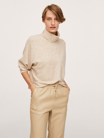 MANGO Pullover 'CARAVAN' i beige: forside