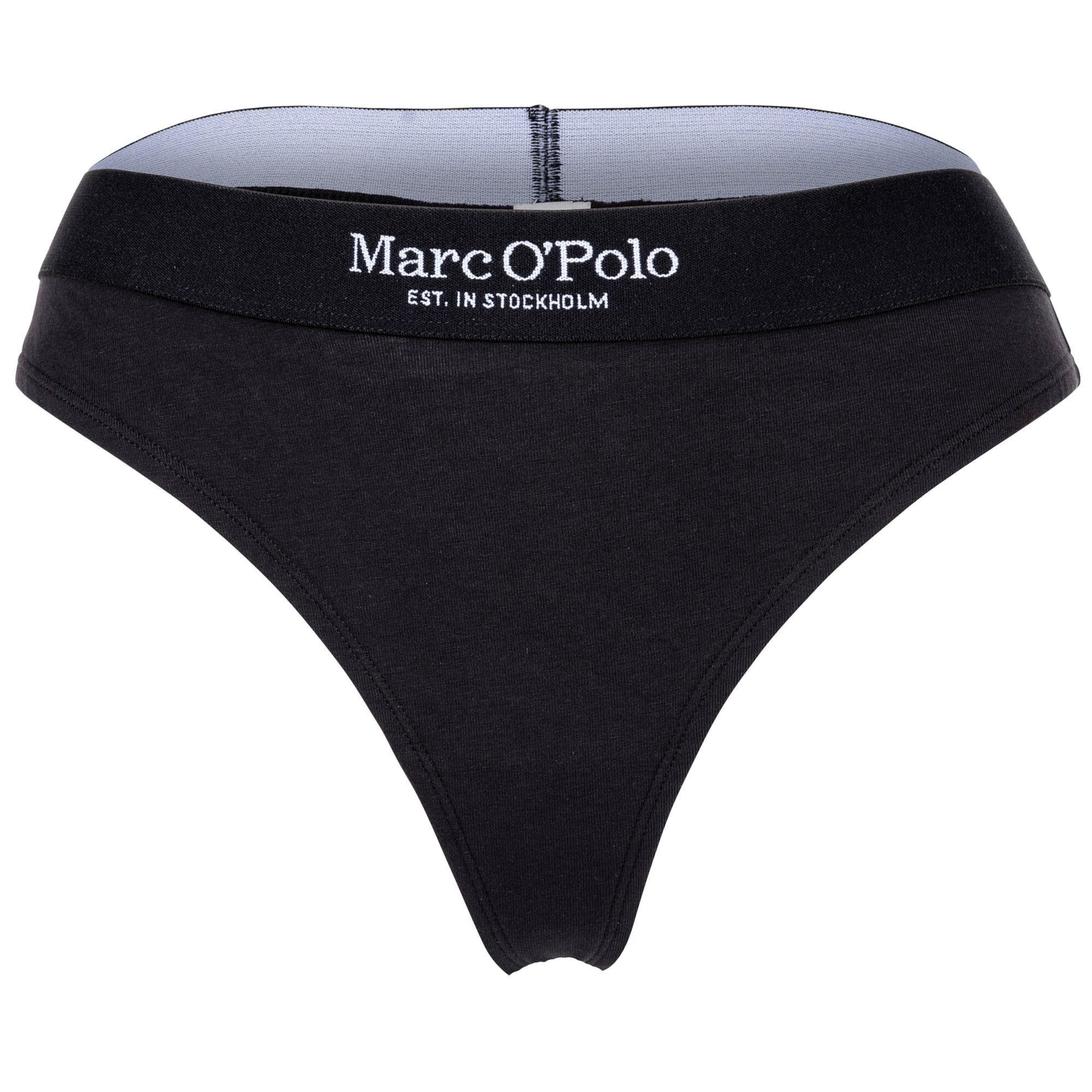 Marc O'Polo Stringi w kolorze czarny