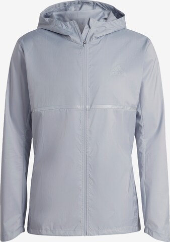 ADIDAS SPORTSWEAR Athletic Jacket 'Own The Run' in Grey: front