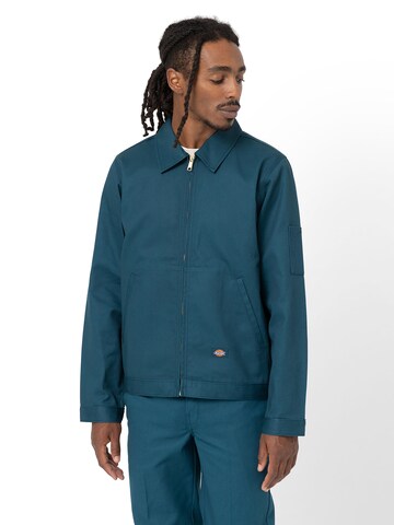 DICKIES Prehodna jakna 'EISENHOWER' | modra barva: sprednja stran