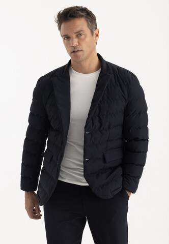 Felix Hardy Tussenjas in Blauw: voorkant
