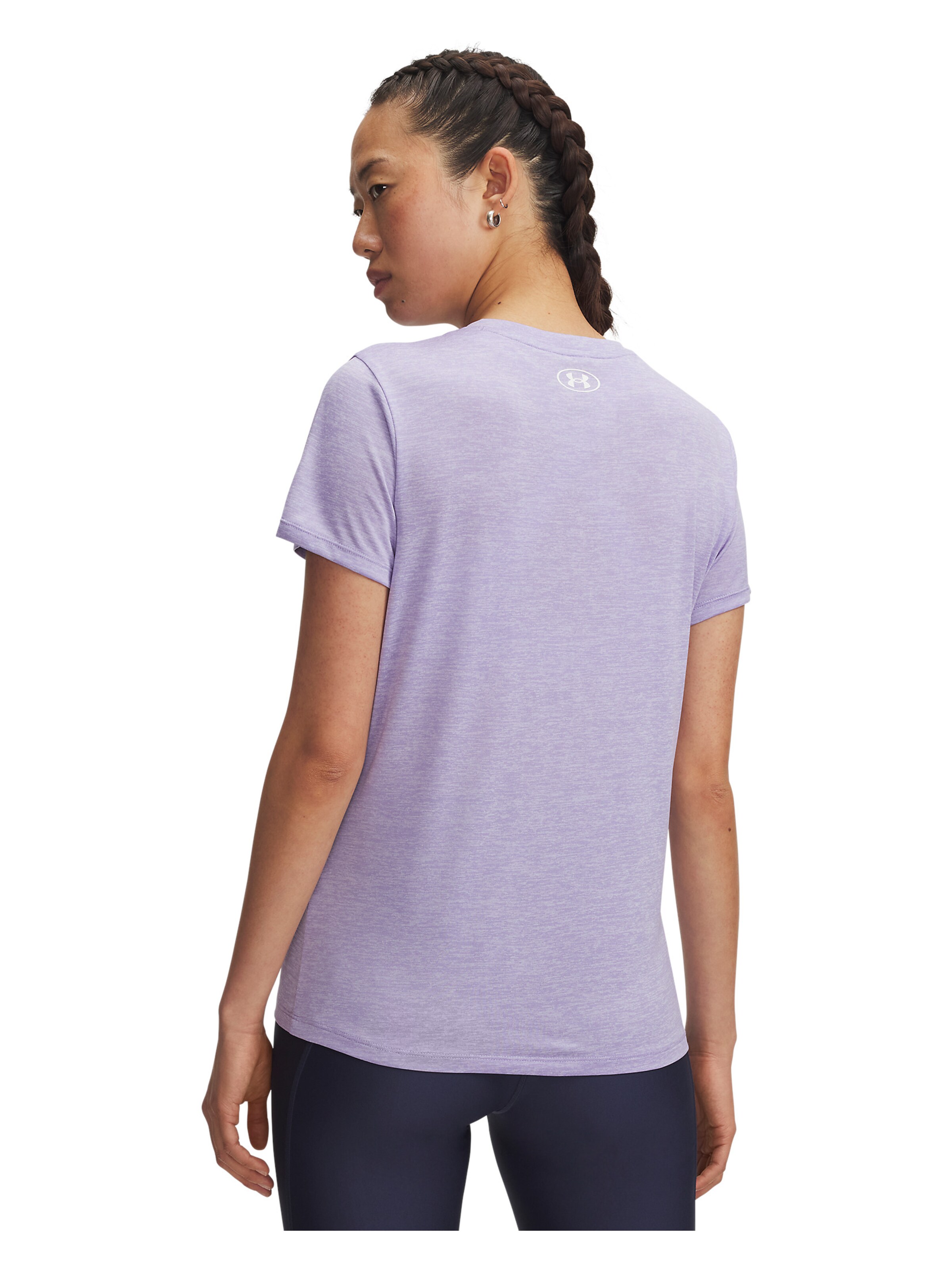 UNDER ARMOUR Functioneel shirt 'Tech SSC- Twist' in Lila