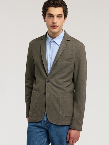 Trussardi Regular fit Colbert in Bruin: voorkant