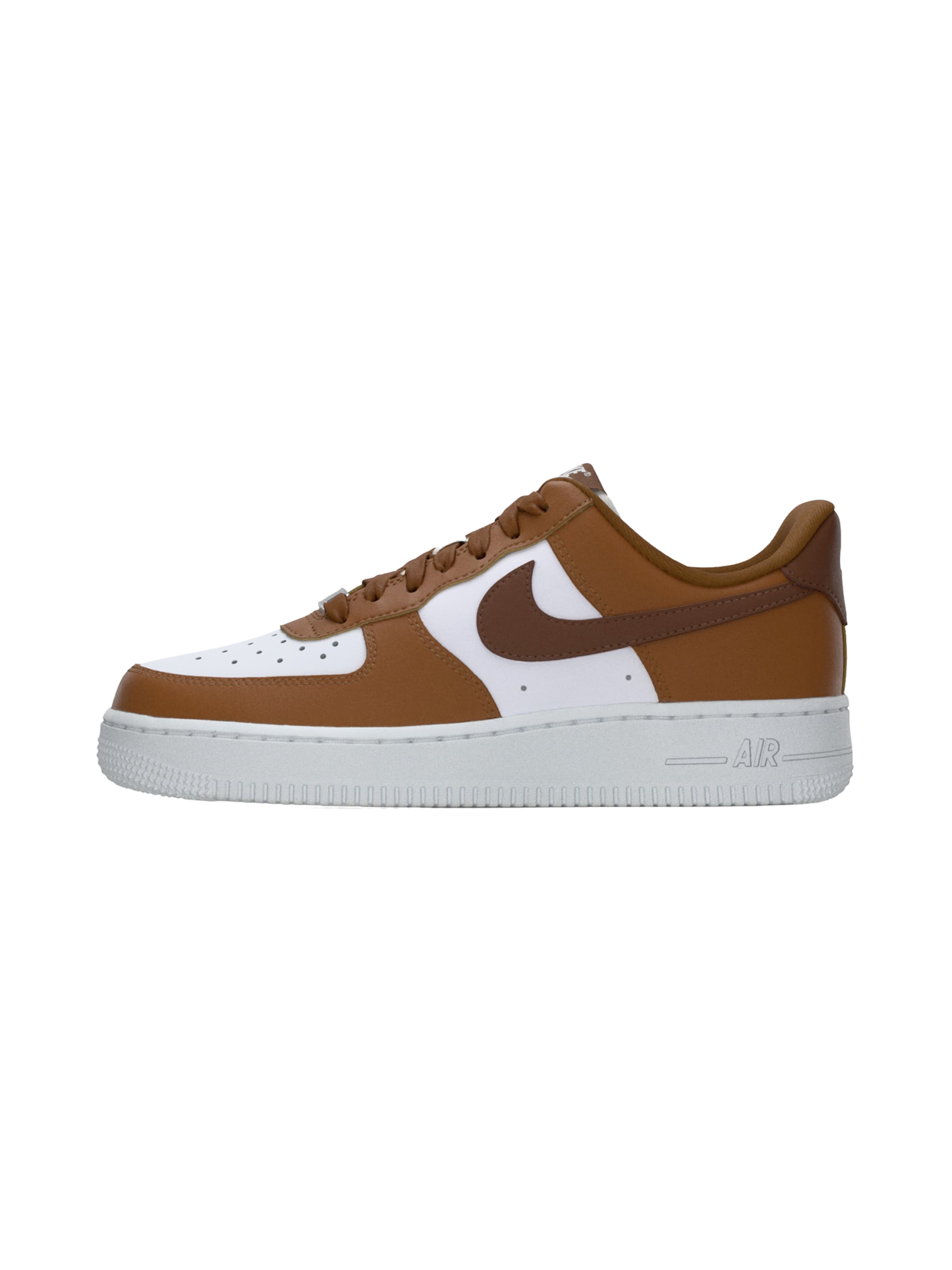 Nike Sportswear Rövid szárú sportcipők &#x27;Air Force 1 &#x27;07&#x27; - barna: elől