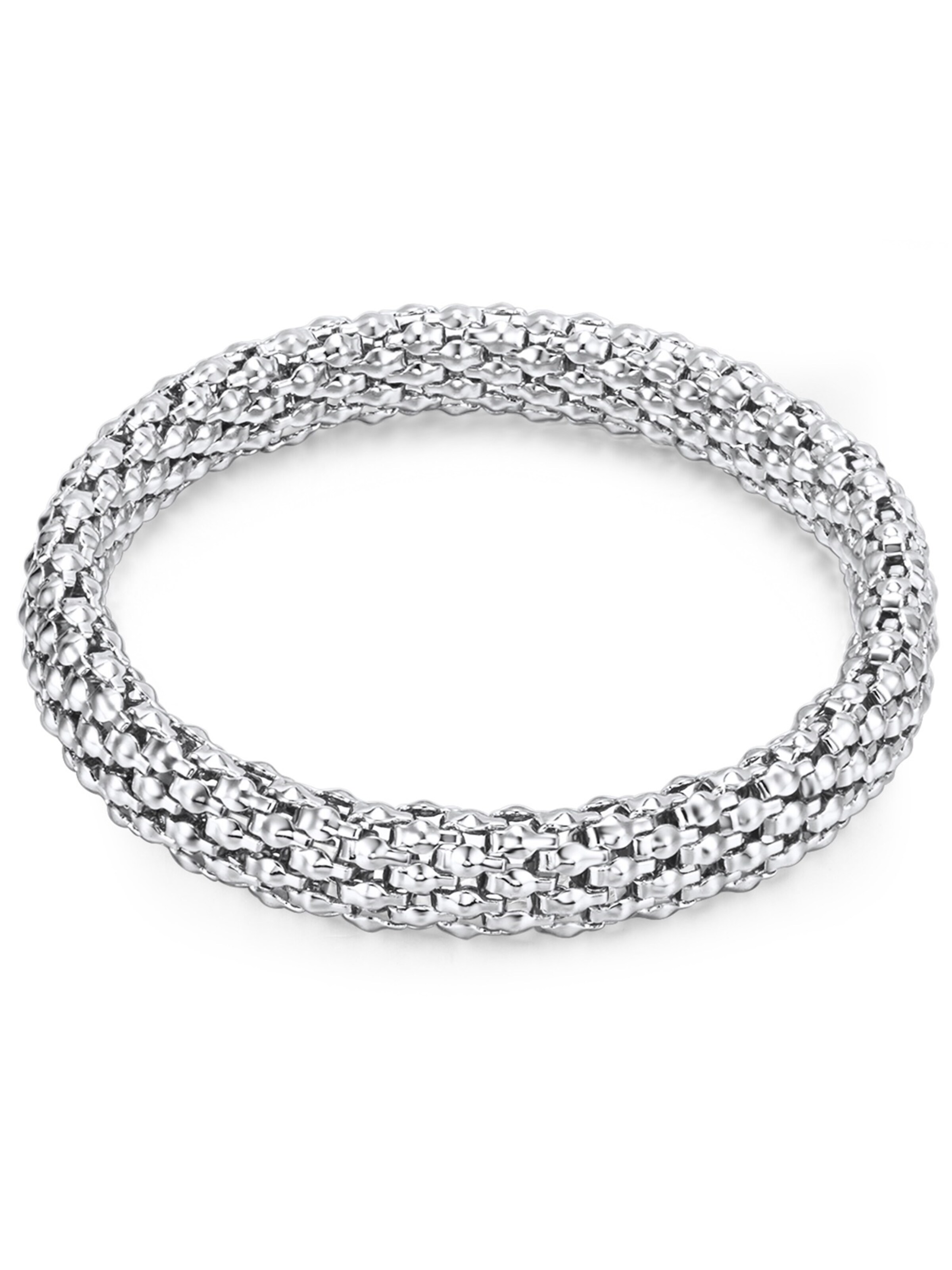 Lulu & Jane Armband in Zilver: voorkant