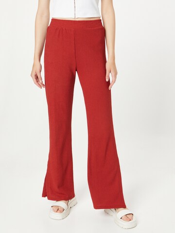 Bootcut Pantalon Koton en rouge : devant