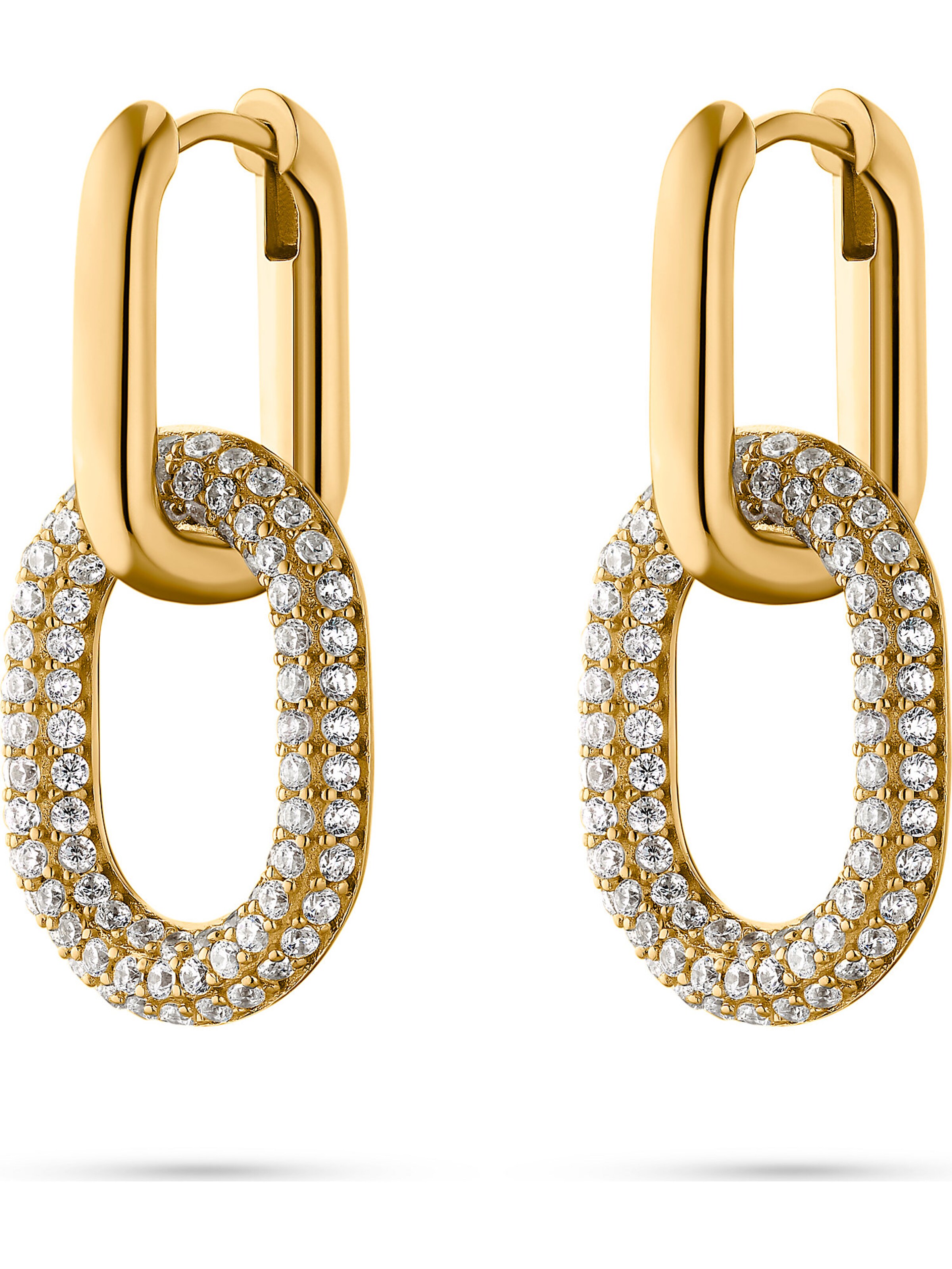 JETTE Earrings in Yellow: front