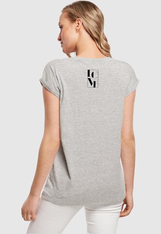 Merchcode Shirt 'Love' in Grey