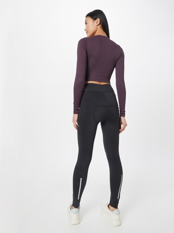 JACK WOLFSKIN Skinny Sportovní kalhoty – černá