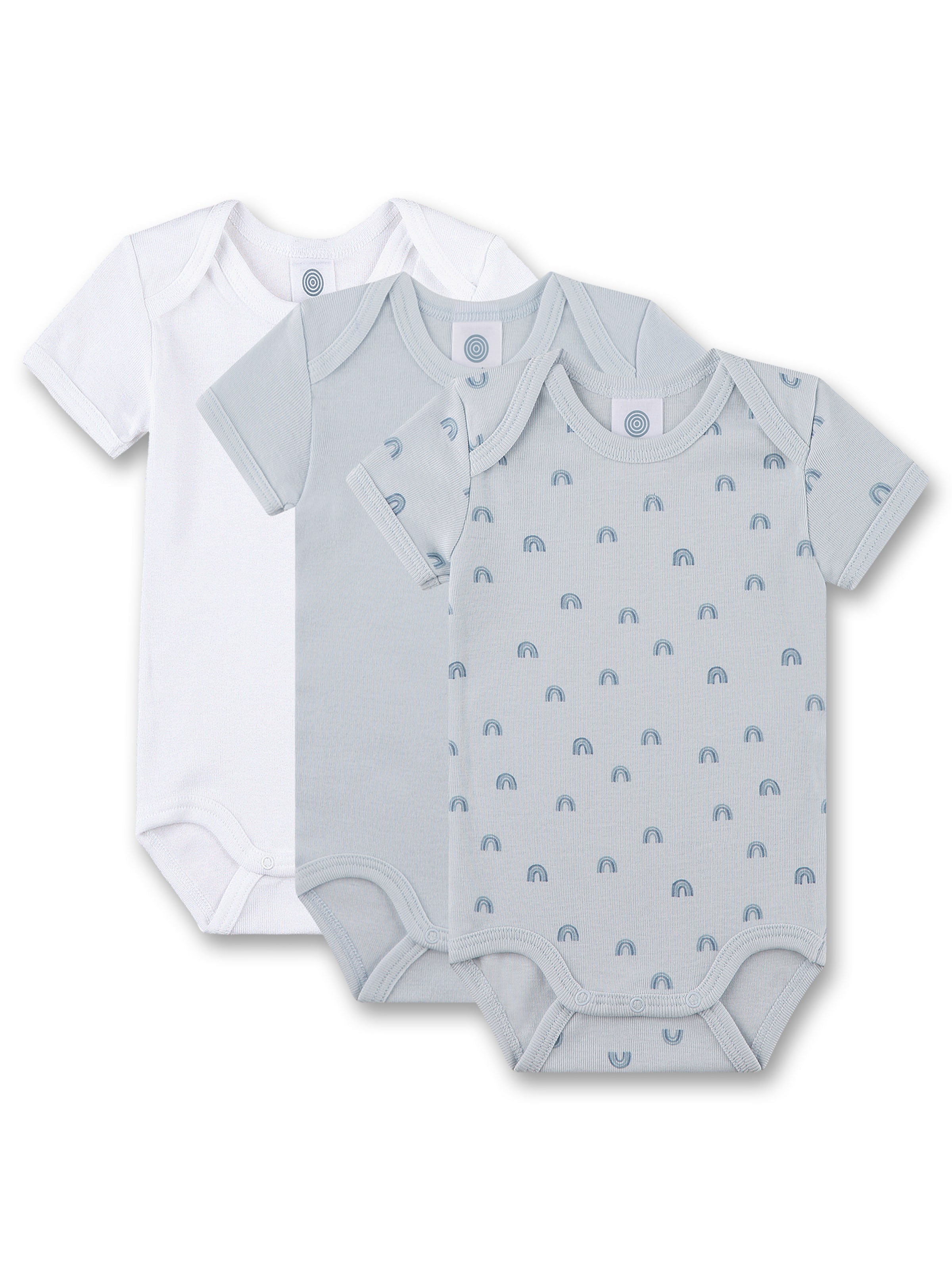 Sanetta Baby-Body in Blau: Vorderseite