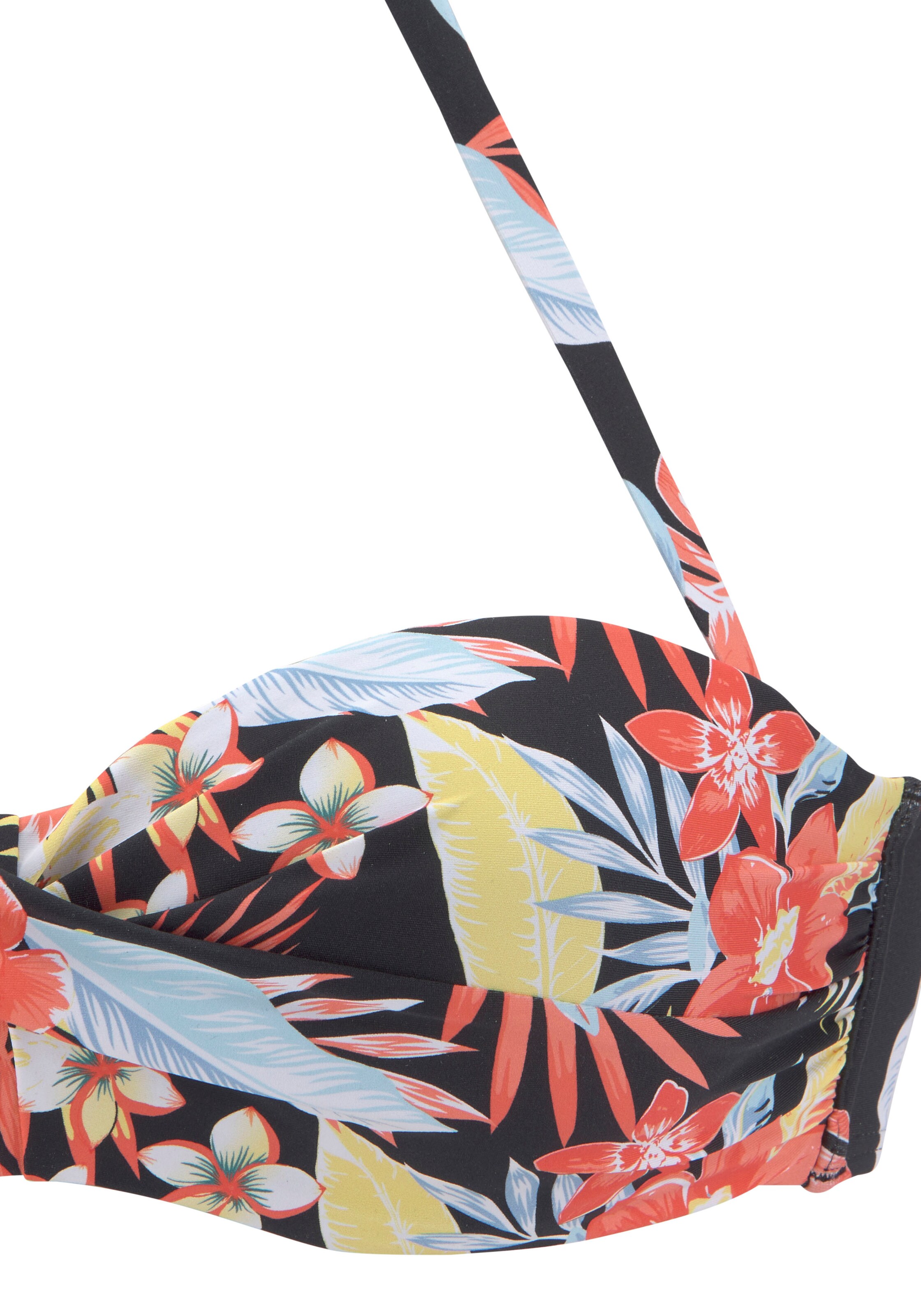 s.Oliver Μπαντό Τοπ μπικίνι σε μαύρο