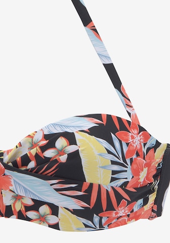 s.Oliver Bandeau Bikinitop in Zwart