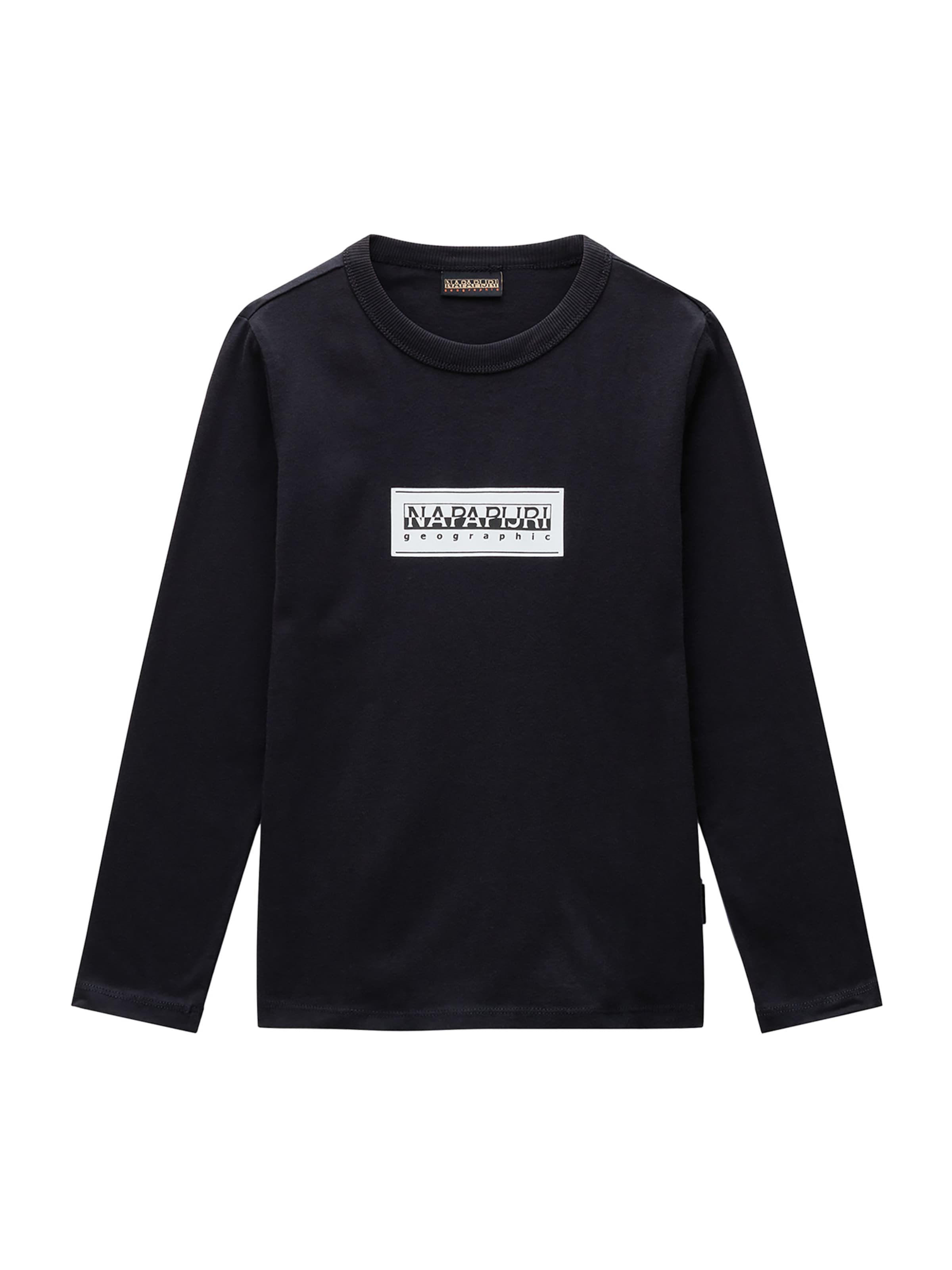 NAPAPIJRI Tričko 'S-CHAMOIS' - Čierna: predná strana