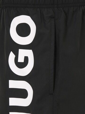 HUGO - Calções de banho 'Abas' em preto