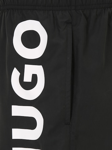 HUGO Badeshorts 'ABAS' in Schwarz