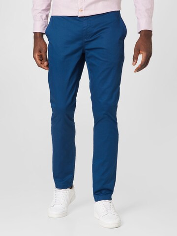 SCOTCH & SODA Slimfit Chinohousut 'MOTT' värissä vihreä: etupuoli