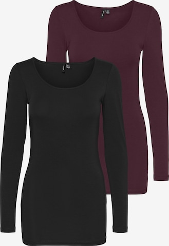 VERO MODA Shirt in Rood: voorkant