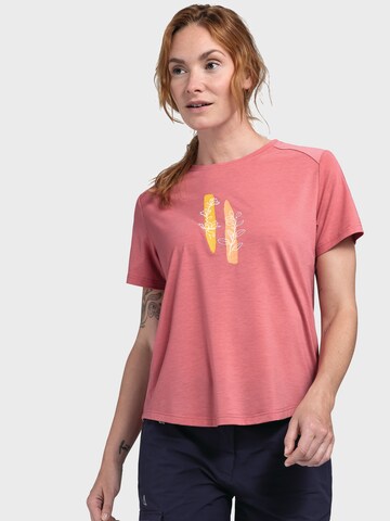 Schöffel Performance shirt 'Haberspitz' in Pink: front