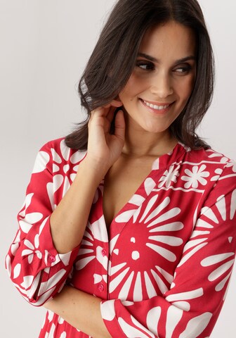 Aniston SELECTED Blusenkleid in Rot