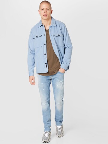 Only & Sons Shirt 'LAGO' in Bruin