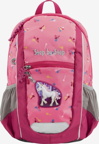 STEP BY STEP Backpack 'KIGA' in Pink: front