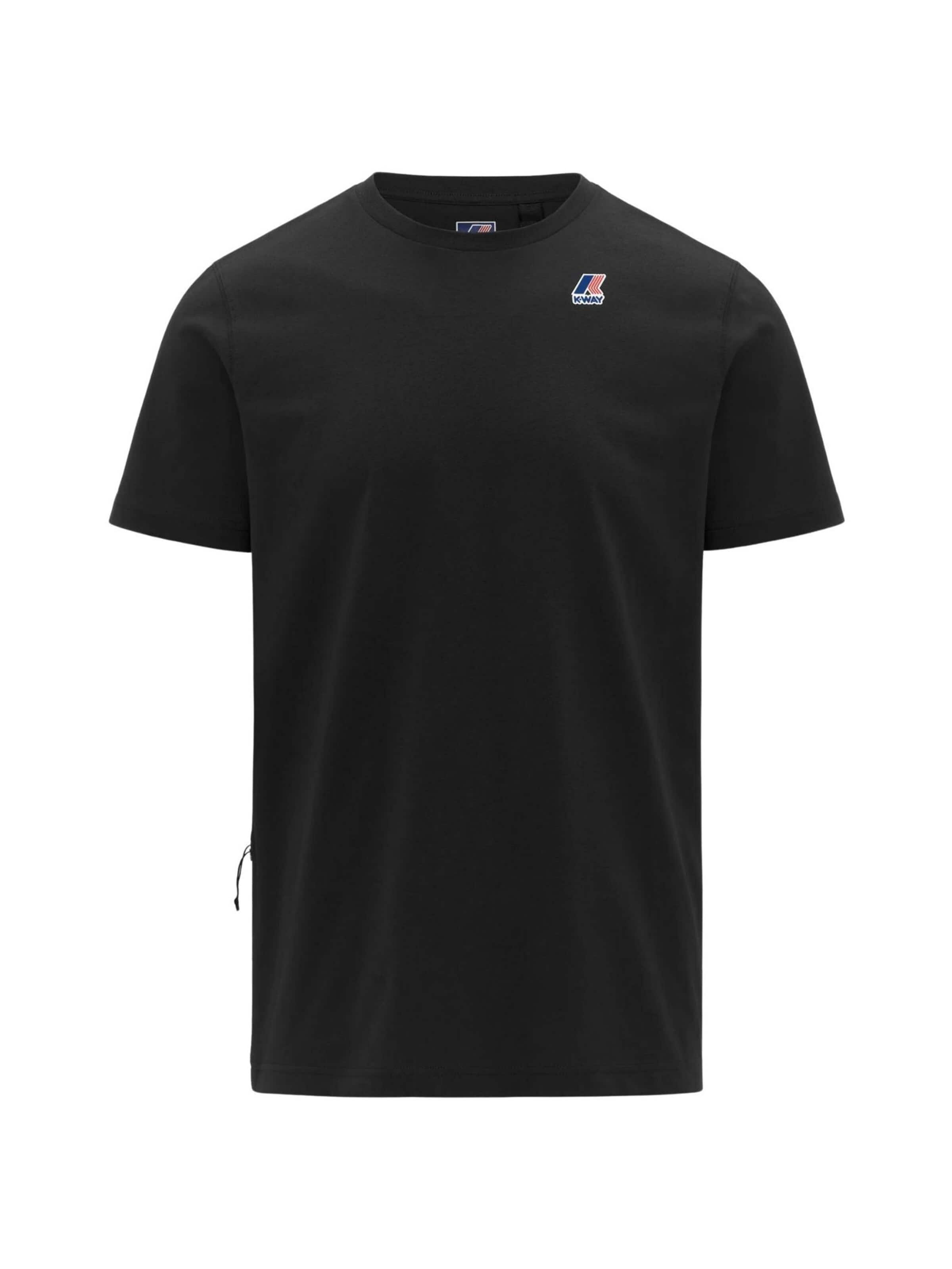K-Way T-shirt 'LEONIDE' i svart: framsida