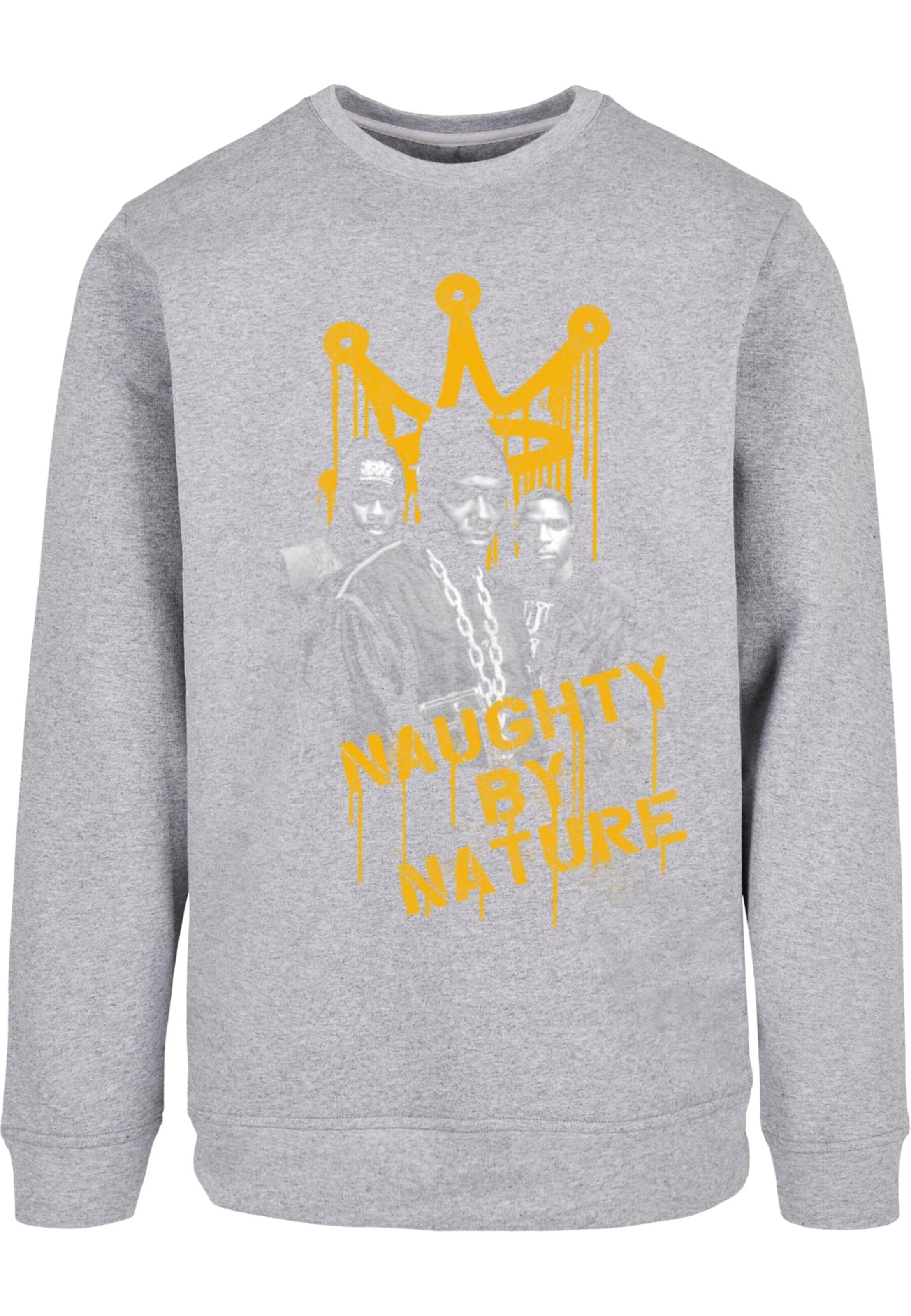 Merchcode Sweatshirt in Grey: front