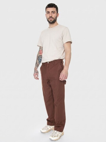 Obey Baggy Bukser 'M' Big Timer Sepia' i brun: forside