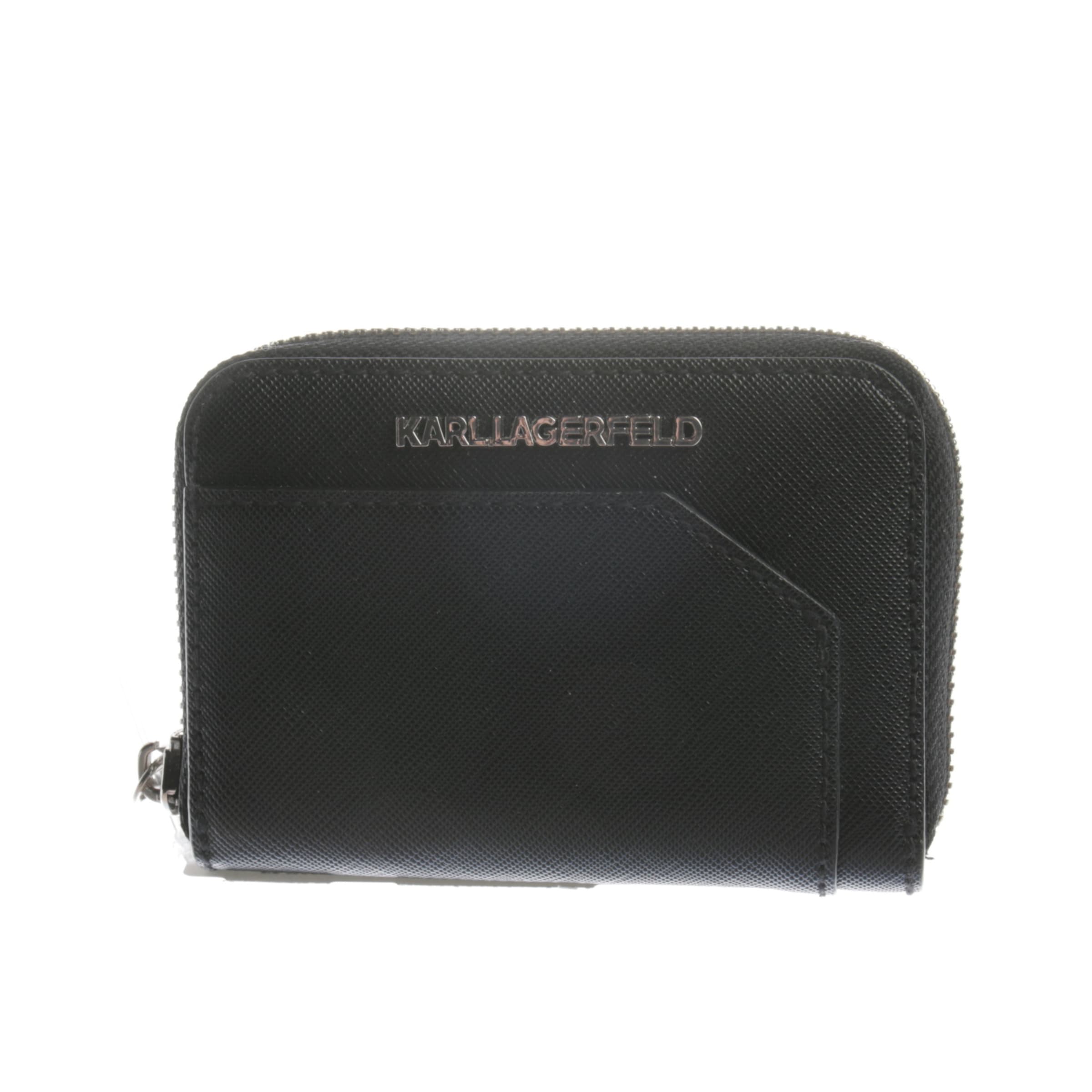 Karl Lagerfeld Small Leather Goods in One size in Black: front