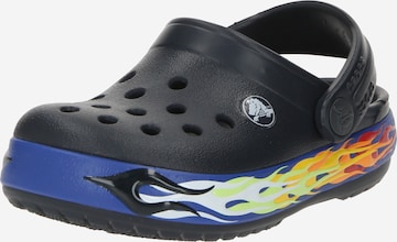 zils Crocs Vaļējas kurpes: no priekšpuses