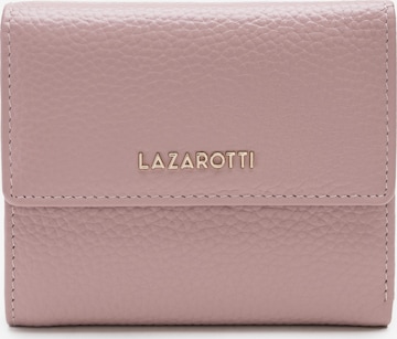 Lazarotti Wallet 'Bologna' in Pink: front