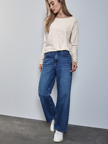 STREET ONE Sweater 'Dolman' in Beige